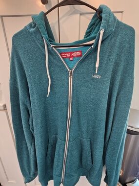 Vans Teal Full-Zip Hoodie Jacket - Women's